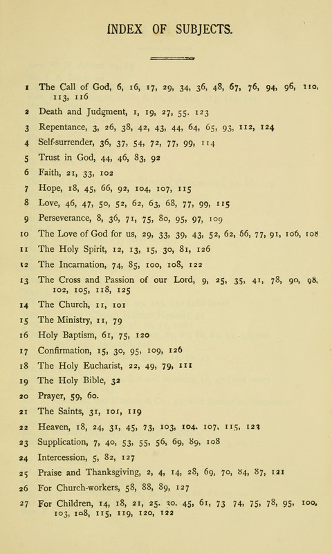 The Durham Mission Tune Book: with supplement, containting one hundred and fifty-nine hymn tunes, chants and litanies for the durham mission hymn-book (2nd ed.) page x