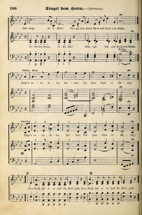 Die Palme No. 3: für Kirchen-Chöre, Sänger, u.s.w. page 106