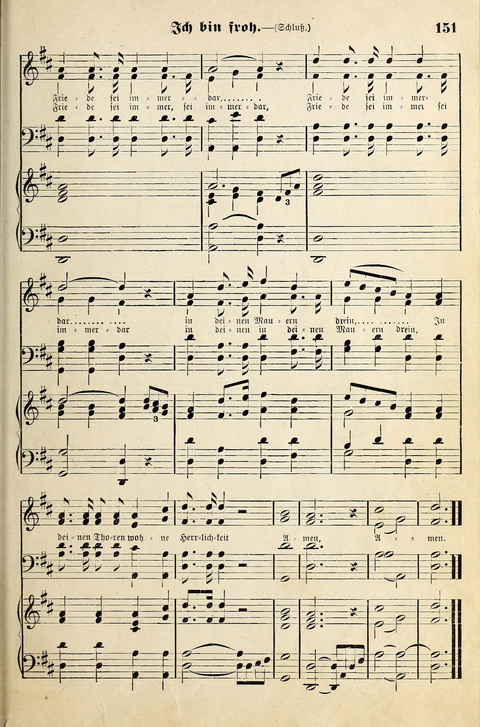 Die Palme No. 3: für Kirchen-Chöre, Sänger, u.s.w. page 151