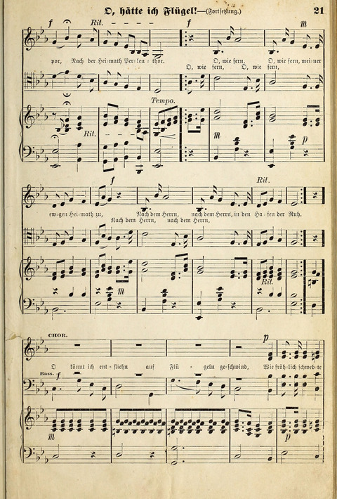 Die Palme No. 3: für Kirchen-Chöre, Sänger, u.s.w. page 21