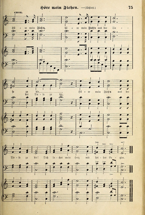 Die Palme No. 3: für Kirchen-Chöre, Sänger, u.s.w. page 75