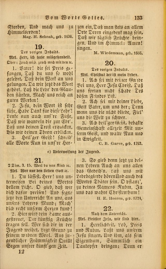 Die Psalmen Davids: nebst einer Sammlung Geistlicher lieder für Oeffentlichen und Privat-Gottesdienst page 133