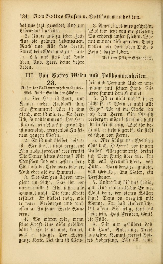 Die Psalmen Davids: nebst einer Sammlung Geistlicher lieder für Oeffentlichen und Privat-Gottesdienst page 134