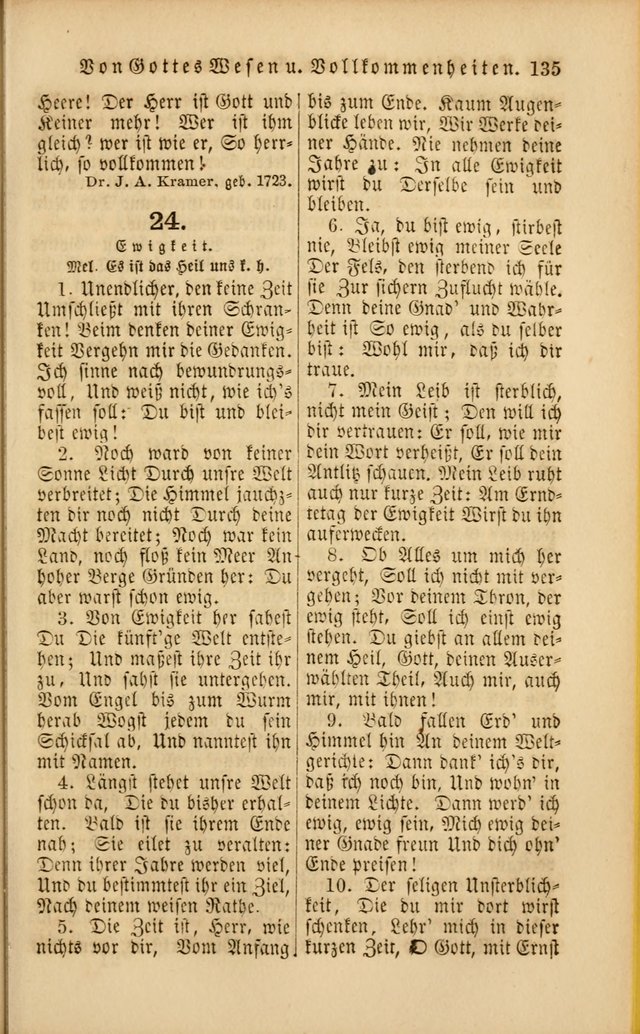 Die Psalmen Davids: nebst einer Sammlung Geistlicher lieder für Oeffentlichen und Privat-Gottesdienst page 135