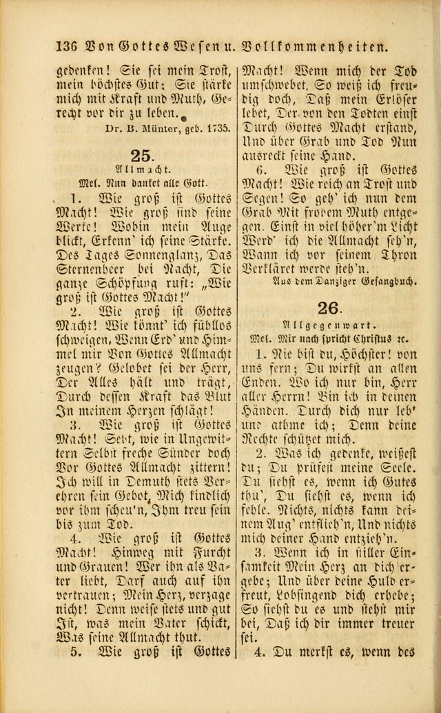 Die Psalmen Davids: nebst einer Sammlung Geistlicher lieder für Oeffentlichen und Privat-Gottesdienst page 136