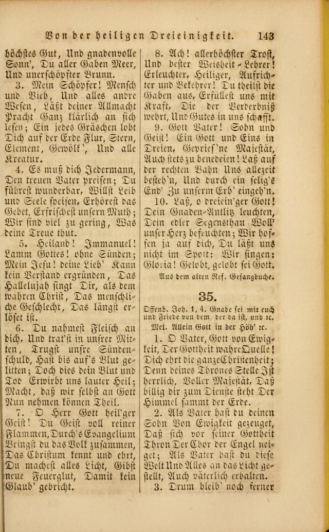 Die Psalmen Davids: nebst einer Sammlung Geistlicher lieder für Oeffentlichen und Privat-Gottesdienst page 143