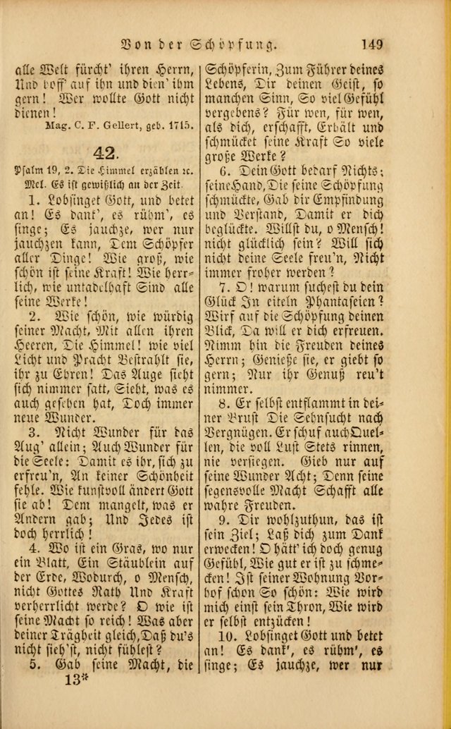 Die Psalmen Davids: nebst einer Sammlung Geistlicher lieder für Oeffentlichen und Privat-Gottesdienst page 149