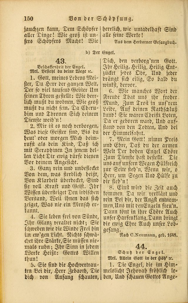 Die Psalmen Davids: nebst einer Sammlung Geistlicher lieder für Oeffentlichen und Privat-Gottesdienst page 150