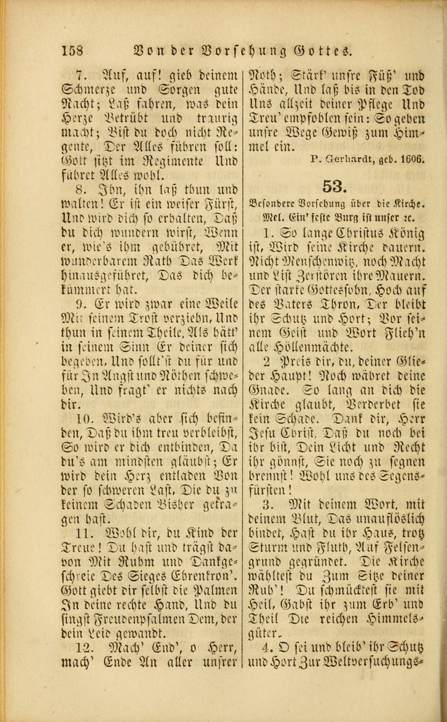 Die Psalmen Davids: nebst einer Sammlung Geistlicher lieder für Oeffentlichen und Privat-Gottesdienst page 158