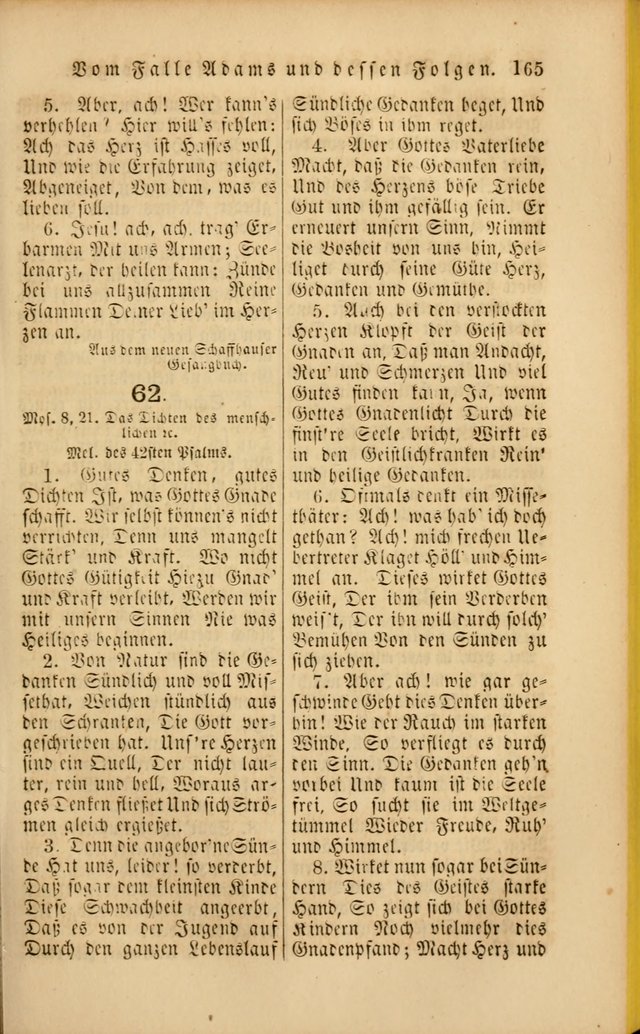 Die Psalmen Davids: nebst einer Sammlung Geistlicher lieder für Oeffentlichen und Privat-Gottesdienst page 165