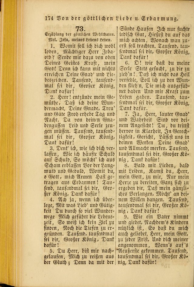 Die Psalmen Davids: nebst einer Sammlung Geistlicher lieder für Oeffentlichen und Privat-Gottesdienst page 174