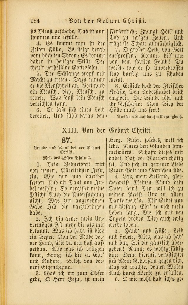 Die Psalmen Davids: nebst einer Sammlung Geistlicher lieder für Oeffentlichen und Privat-Gottesdienst page 184