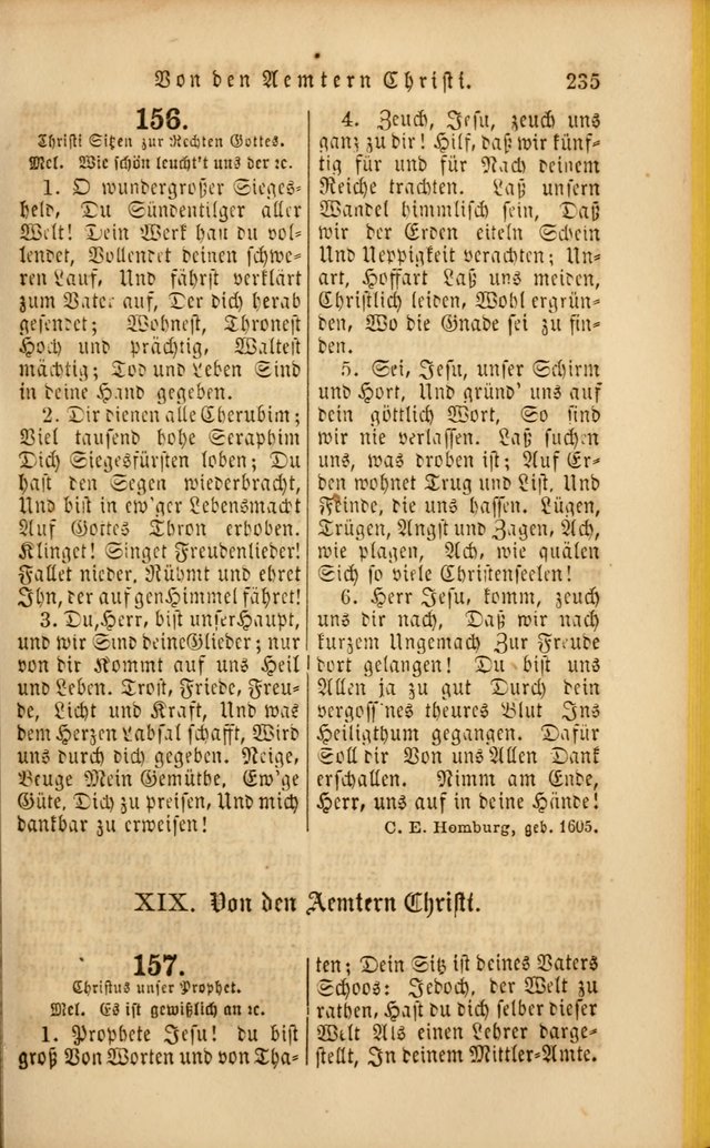 Die Psalmen Davids: nebst einer Sammlung Geistlicher lieder für Oeffentlichen und Privat-Gottesdienst page 235