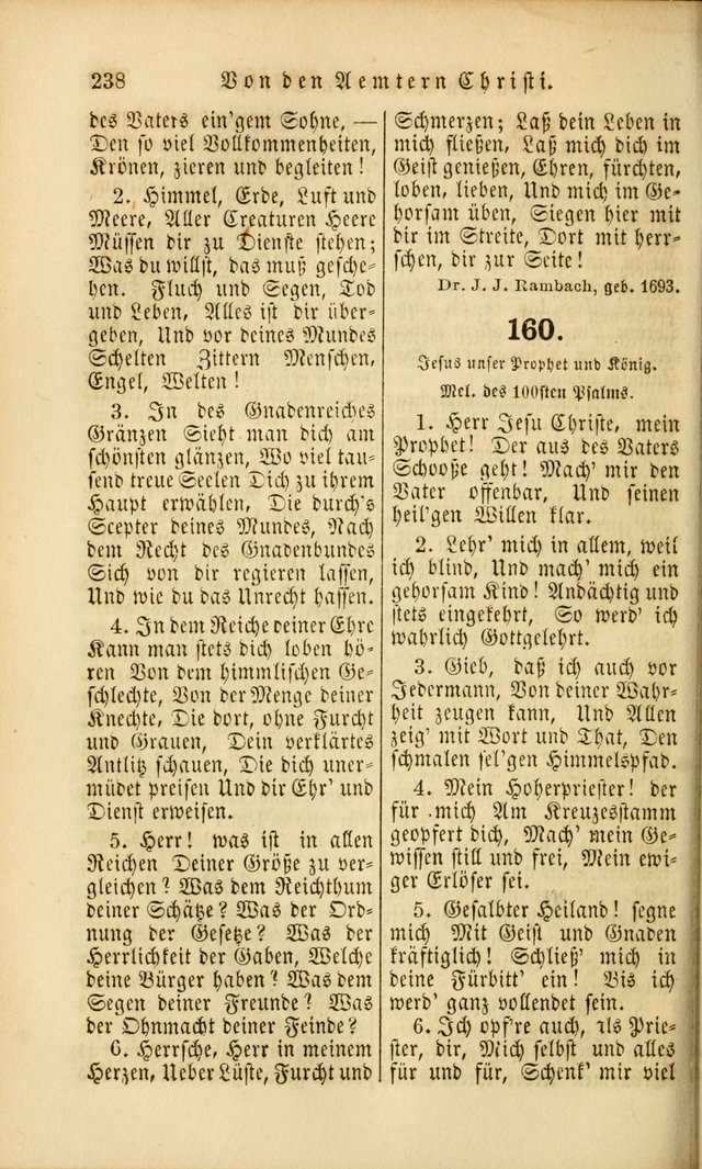 Die Psalmen Davids: nebst einer Sammlung Geistlicher lieder für Oeffentlichen und Privat-Gottesdienst page 238