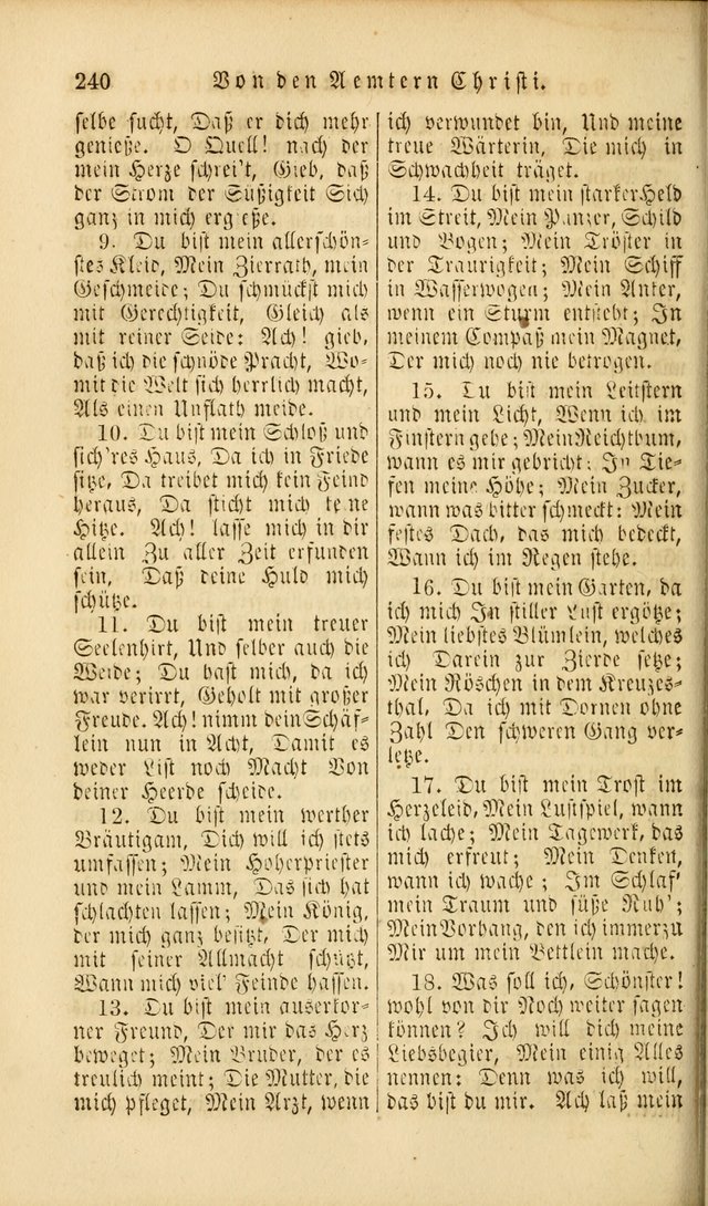 Die Psalmen Davids: nebst einer Sammlung Geistlicher lieder für Oeffentlichen und Privat-Gottesdienst page 240