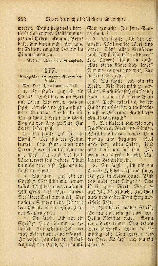 Die Psalmen Davids: nebst einer Sammlung Geistlicher lieder für Oeffentlichen und Privat-Gottesdienst page 252