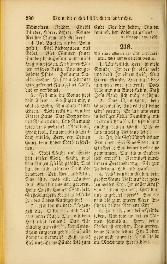 Die Psalmen Davids: nebst einer Sammlung Geistlicher lieder für Oeffentlichen und Privat-Gottesdienst page 280