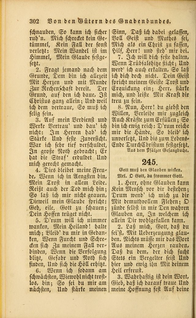 Die Psalmen Davids: nebst einer Sammlung Geistlicher lieder für Oeffentlichen und Privat-Gottesdienst page 304