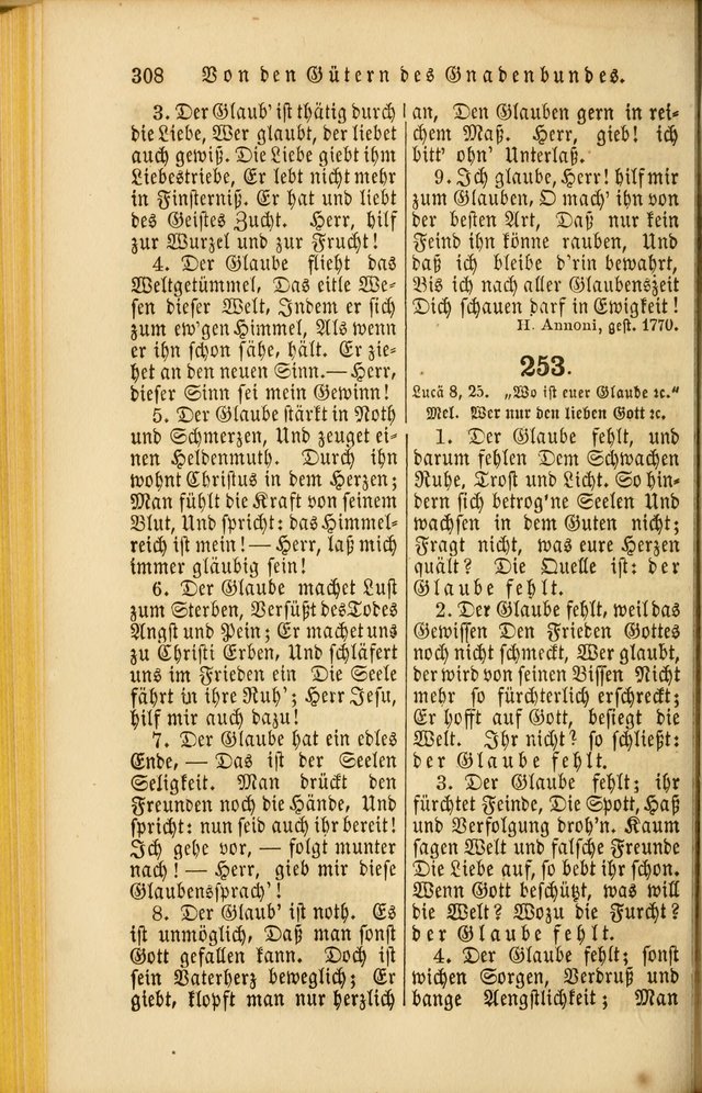 Die Psalmen Davids: nebst einer Sammlung Geistlicher lieder für Oeffentlichen und Privat-Gottesdienst page 310