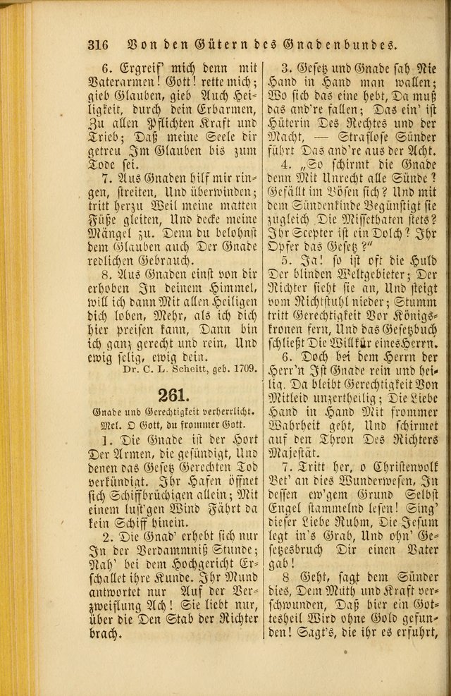 Die Psalmen Davids: nebst einer Sammlung Geistlicher lieder für Oeffentlichen und Privat-Gottesdienst page 318