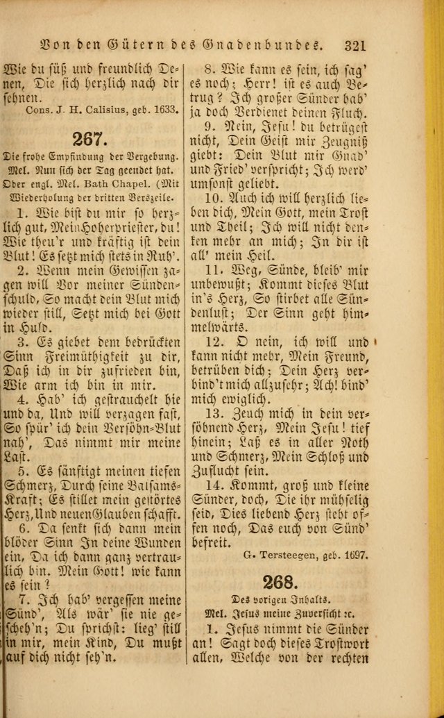 Die Psalmen Davids: nebst einer Sammlung Geistlicher lieder für Oeffentlichen und Privat-Gottesdienst page 323