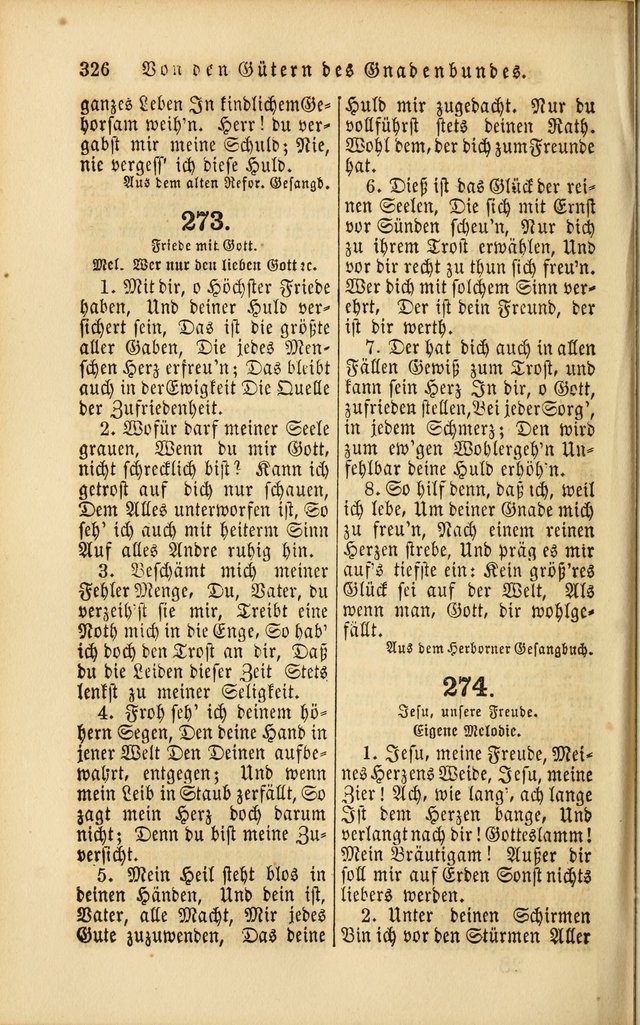 Die Psalmen Davids: nebst einer Sammlung Geistlicher lieder für Oeffentlichen und Privat-Gottesdienst page 328