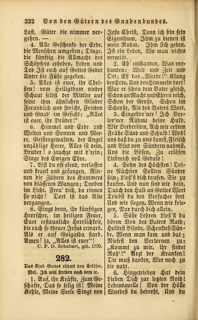 Die Psalmen Davids: nebst einer Sammlung Geistlicher lieder für Oeffentlichen und Privat-Gottesdienst page 334