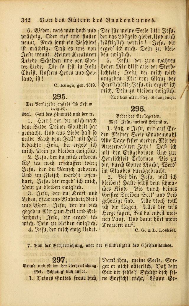 Die Psalmen Davids: nebst einer Sammlung Geistlicher lieder für Oeffentlichen und Privat-Gottesdienst page 344