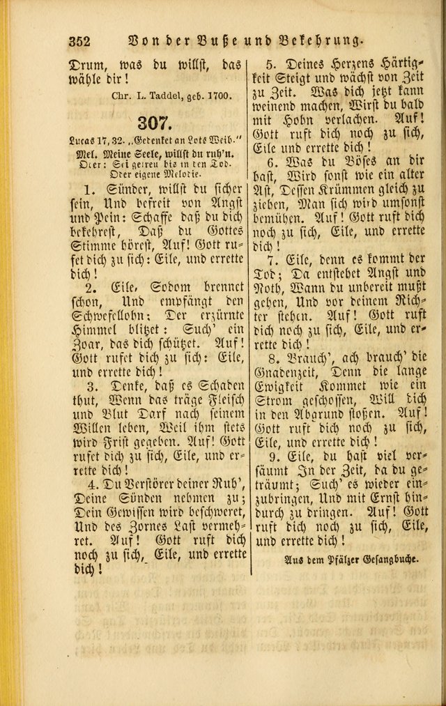 Die Psalmen Davids: nebst einer Sammlung Geistlicher lieder für Oeffentlichen und Privat-Gottesdienst page 354