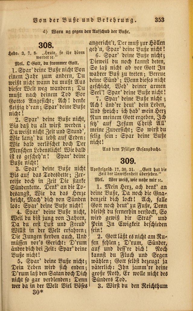 Die Psalmen Davids: nebst einer Sammlung Geistlicher lieder für Oeffentlichen und Privat-Gottesdienst page 355