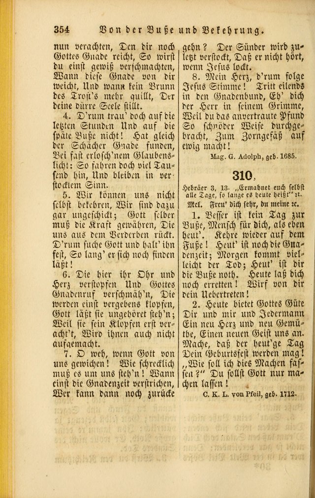 Die Psalmen Davids: nebst einer Sammlung Geistlicher lieder für Oeffentlichen und Privat-Gottesdienst page 356