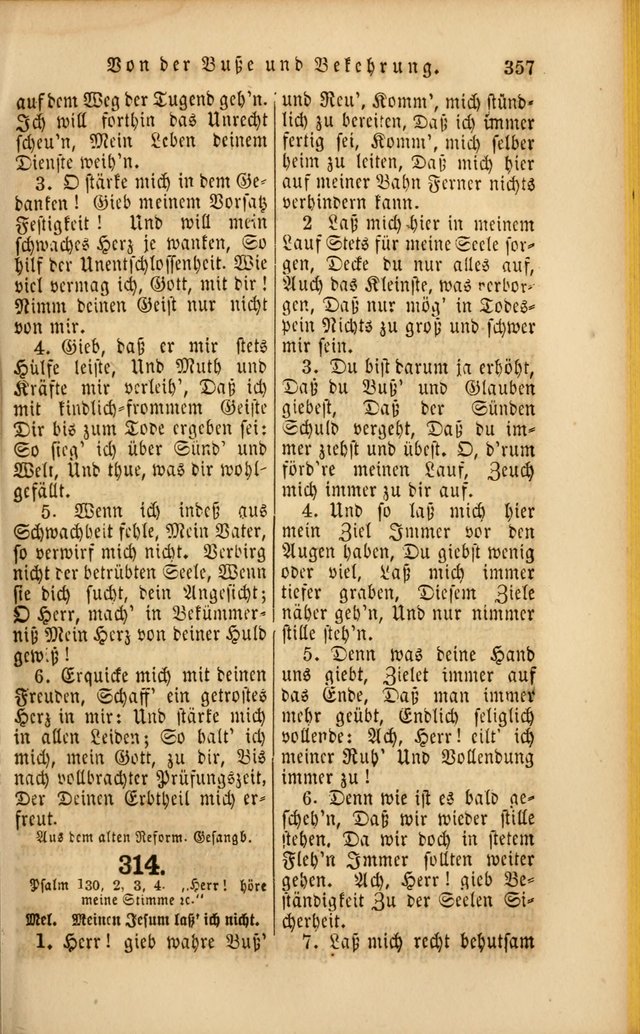 Die Psalmen Davids: nebst einer Sammlung Geistlicher lieder für Oeffentlichen und Privat-Gottesdienst page 359