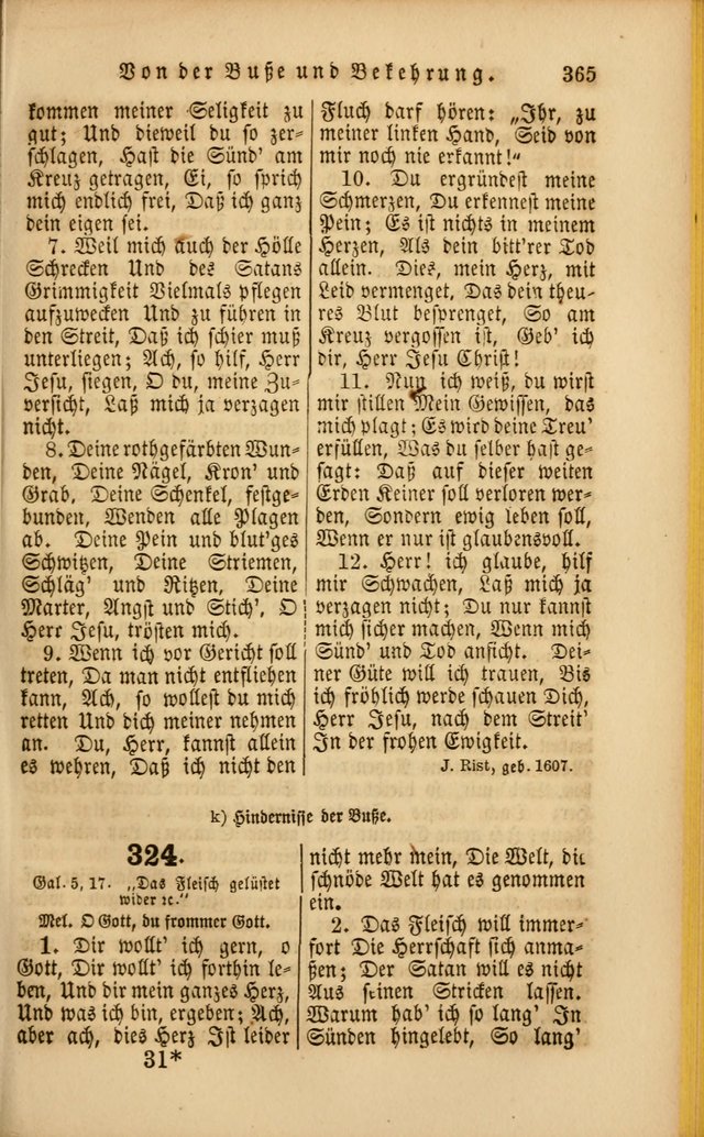 Die Psalmen Davids: nebst einer Sammlung Geistlicher lieder für Oeffentlichen und Privat-Gottesdienst page 367