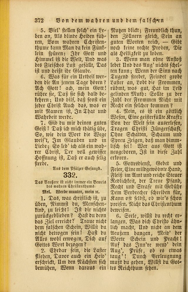 Die Psalmen Davids: nebst einer Sammlung Geistlicher lieder für Oeffentlichen und Privat-Gottesdienst page 374