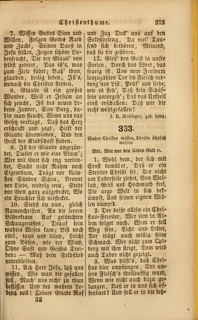 Die Psalmen Davids: nebst einer Sammlung Geistlicher lieder für Oeffentlichen und Privat-Gottesdienst page 375