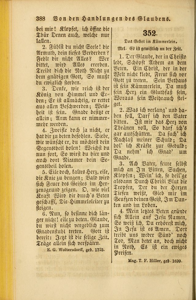 Die Psalmen Davids: nebst einer Sammlung Geistlicher lieder für Oeffentlichen und Privat-Gottesdienst page 390