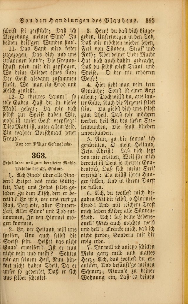 Die Psalmen Davids: nebst einer Sammlung Geistlicher lieder für Oeffentlichen und Privat-Gottesdienst page 397