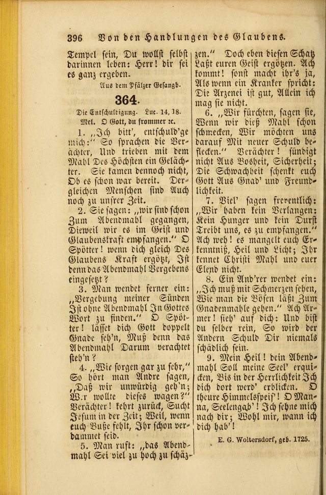 Die Psalmen Davids: nebst einer Sammlung Geistlicher lieder für Oeffentlichen und Privat-Gottesdienst page 398