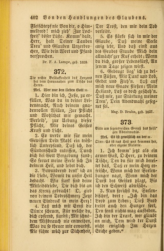 Die Psalmen Davids: nebst einer Sammlung Geistlicher lieder für Oeffentlichen und Privat-Gottesdienst page 404