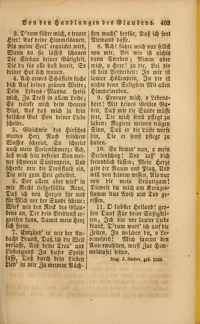 Die Psalmen Davids: nebst einer Sammlung Geistlicher lieder für Oeffentlichen und Privat-Gottesdienst page 405