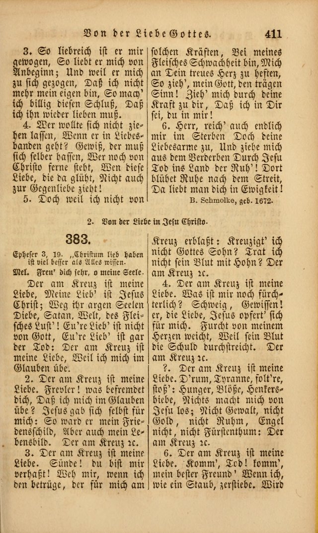 Die Psalmen Davids: nebst einer Sammlung Geistlicher lieder für Oeffentlichen und Privat-Gottesdienst page 413