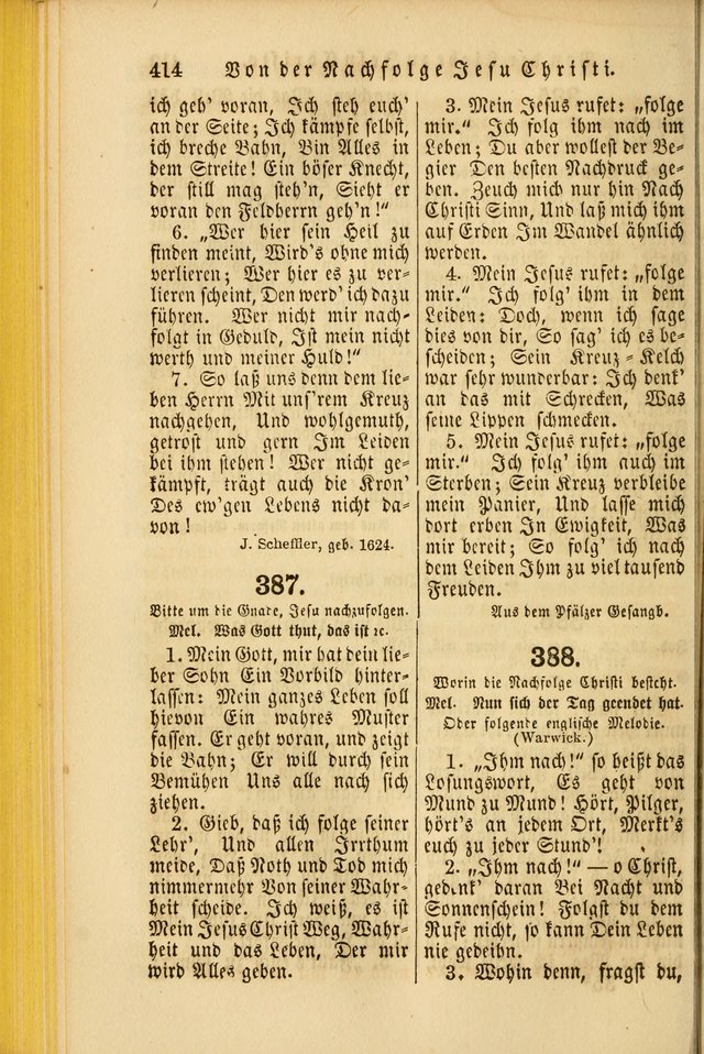 Die Psalmen Davids: nebst einer Sammlung Geistlicher lieder für Oeffentlichen und Privat-Gottesdienst page 416