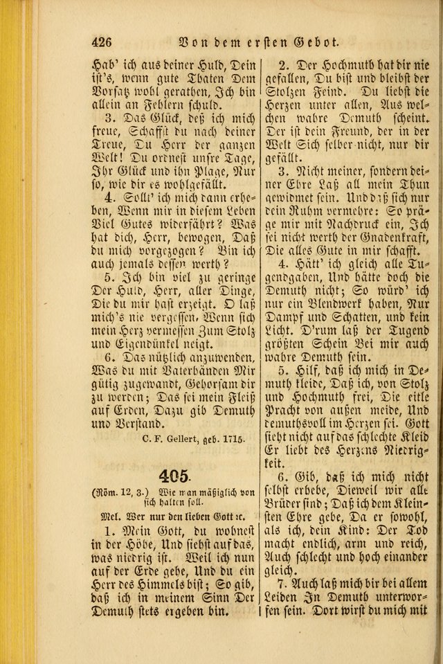 Die Psalmen Davids: nebst einer Sammlung Geistlicher lieder für Oeffentlichen und Privat-Gottesdienst page 428