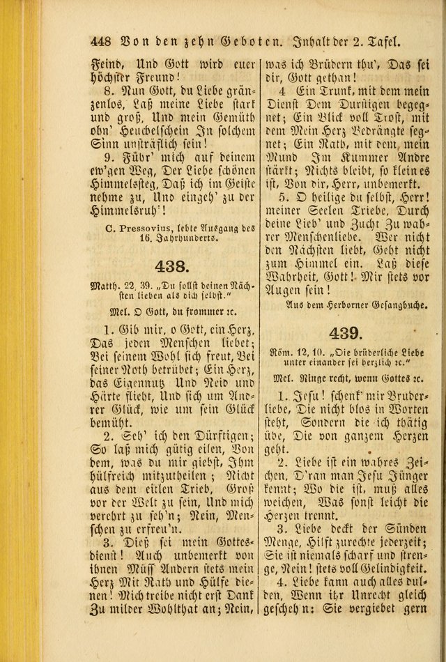 Die Psalmen Davids: nebst einer Sammlung Geistlicher lieder für Oeffentlichen und Privat-Gottesdienst page 450