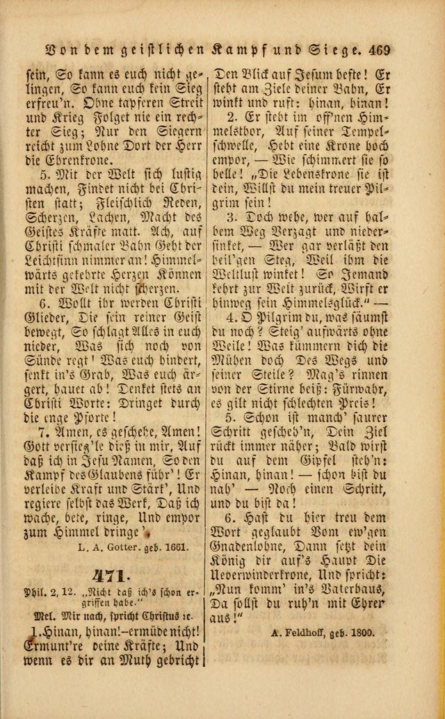 Die Psalmen Davids: nebst einer Sammlung Geistlicher lieder für Oeffentlichen und Privat-Gottesdienst page 471