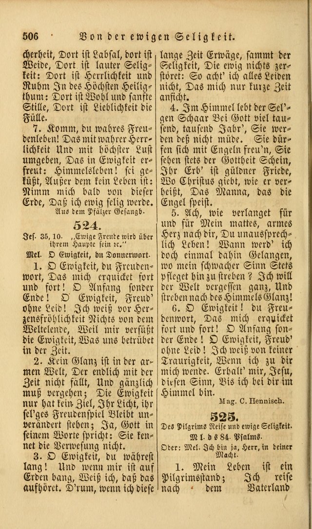 Die Psalmen Davids: nebst einer Sammlung Geistlicher lieder für Oeffentlichen und Privat-Gottesdienst page 508