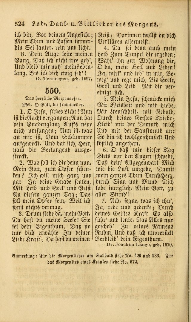 Die Psalmen Davids: nebst einer Sammlung Geistlicher lieder für Oeffentlichen und Privat-Gottesdienst page 526