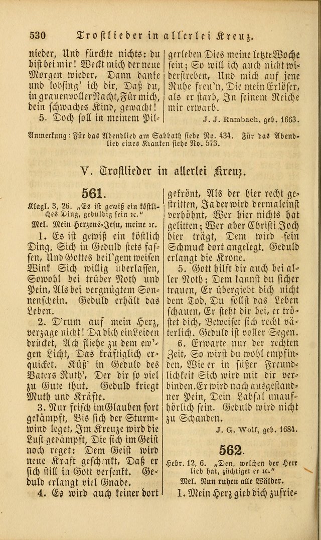 Die Psalmen Davids: nebst einer Sammlung Geistlicher lieder für Oeffentlichen und Privat-Gottesdienst page 532