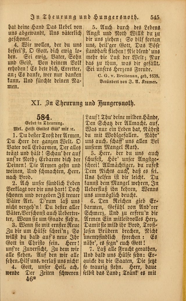 Die Psalmen Davids: nebst einer Sammlung Geistlicher lieder für Oeffentlichen und Privat-Gottesdienst page 547