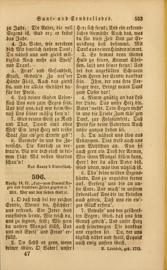 Die Psalmen Davids: nebst einer Sammlung Geistlicher lieder für Oeffentlichen und Privat-Gottesdienst page 555